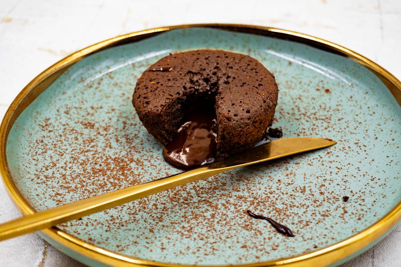 Papa Ginos chocolate lava cake dessert